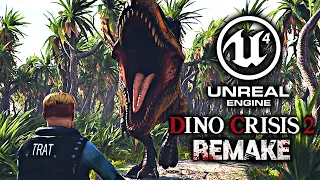 [HDR] DINO CRISIS 2: REMAKE || UNREAL ENGINE 4 | FULL DEMO GAMEPLAY | Fan Game