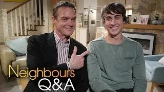 Neighbours Q&A - Stefan Dennis (Paul Robinson) & Taylor Glockner (Mason Turner) - Part 1