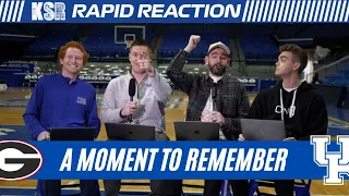 Kentucky basketball beats Georgia; Big Z GOES OFF in debut | Rapid Reaction