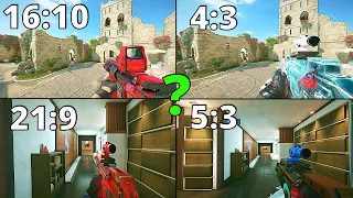 Which Aspect Ratio and FOV is the BEST-Rainbow Six Siege