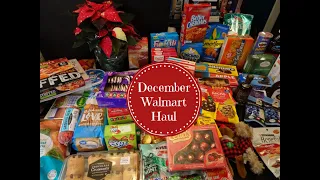 Walmart Monthly Grocery Haul & December Meal Plan