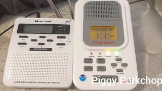 EAS Required Weekly Test NOAA Weather Radio KEC65/WNG685 (Featuring First Alert WX-150!)