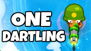 How Long Can You Survive With 1 Dartling Gun? (Bloons TD 6)