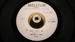 Marvin L. Sims - What Can I Do - Mellow Records – 1002