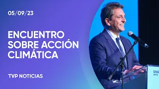 Massa: “Nosotros creemos que desarrollo y ambiente van de la mano”