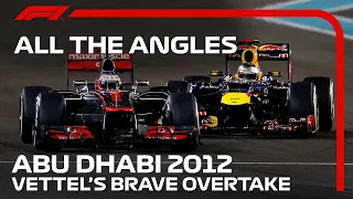 Sebastian Vettel's Brave Overtake! | All The Angles | 2012 Abu Dhabi Grand Prix