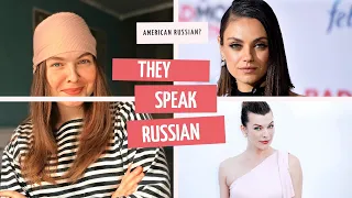 Russian girl reacting to Americans speaking Russian