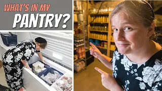 How I organize my CHEST FREEZER + Pantry Tour 2022