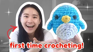 How I learned to crochet as a TOTAL BEGINNER! (Woobles kit review)