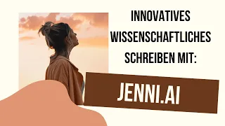 Innovatives Tool für akademisches Schreiben und Zitieren - jenni.ai Tutorial für Forscher usw.