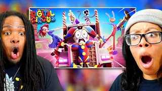 Will&Nakina Reacts | THE AMAZING DIGITAL CIRCUS - Ep 2: Candy Carrier Chaos! | Glitch