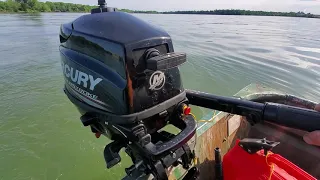 The Mercury 3.5 boat motor