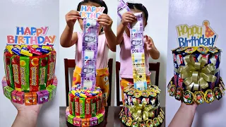 DIY MINI PULLING MONEY CANDY CAKE