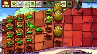 Plants V. Zombies [HD] [21] [Minigame] - Pogo Party