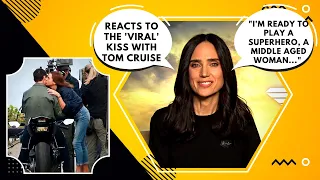 Jennifer Connelly Reacts To The Viral Tom Cruise Kiss In Top Gun: Maverick | Superhero Role