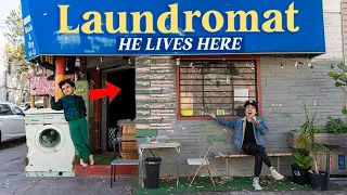 NYC's Strangest Apartment: $1850 to live inside a laundromat in New York City