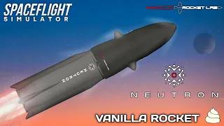 Rocket Lab Updated Neutron Reusable Rocket in Spaceflight Simulator SFS 1.5.4