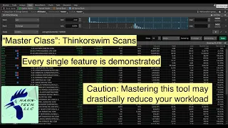 Thinkorswim Scans Beginner to Advanced