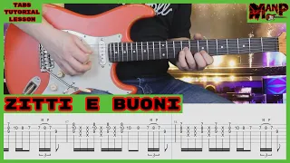 Zitti E Buoni || Måneskin Cover || Guitar Tab || Tutorial || Lesson