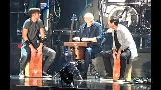 Phil Collins Drum Trio with his son Nicholas and Richie Garcia 10/28/18 LA Forum Not Dead Yet Tour