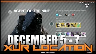 Destiny - Xur Location Week #13 (December 5 - 7)