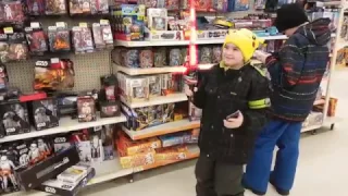 Lightsabers at Walmart