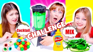 ASMR Most Popular Food Challenge Cocktail Mix Mukbang