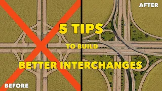 5 TIPS to improve your Highway intechanges in Cities: Skylines | Vanilla | No Mods Needed