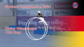 Carina Weisenberger German Championships 2023 in Gymwheel All Arround Woman 11th Place