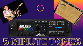 One of My Favourite Fenders in the Axe-Fx | VIBROVERB | 5 Minute Tones