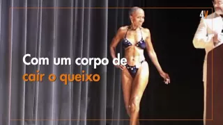 Atleta de 80 anos treina dia e noite