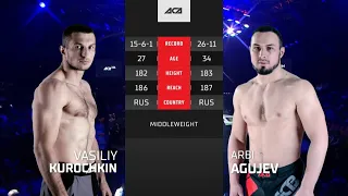 Василий Курочкин vs. Арби Агуев | Vasiliy Kurochkin vs. Arbi Agujev | ACA 144