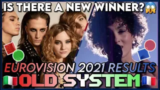 Eurovision 2021 Grand Final Results - OLD VOTING SYSTEM