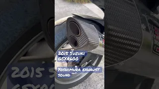 Gsxr600 Yoshimura R11 Exhaust Sound