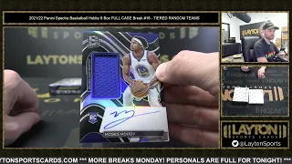 2021/22 Panini Spectra Basketball Hobby 8 Box FULL CASE Break #18