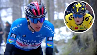 Tadej Pogacar Crushes Vingegaard on Freezing Climb | Tirreno Adriatico 2022