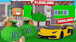 Building a $100,000,000 SUPER MANSION in Roblox!