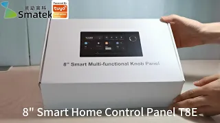 8" Smart Home Automation Dashboard Tablet Smart Control Panel TUYA Zigbee Hub for US EU ASIA T8E