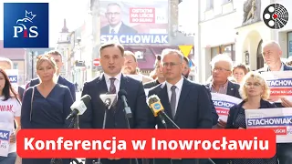 Zbigniew Ziobro: Konferencja prasowa w Inowrocławiu