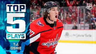 Top 5 T.J. Oshie Plays from 2019-20 | NHL