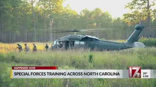 US Army’s Special Forces training creating war sounds across North Carolina