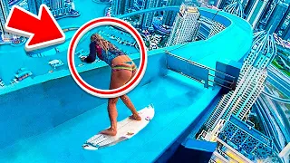 10 INCREDIBLY FAST Water Slides You Won't Believe Exist