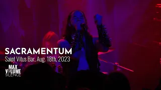 SACRAMENTUM live at Saint Vitus Bar, Aug. 18th, 2023 (FULL SET)