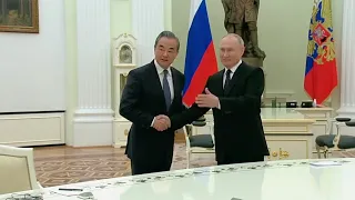 Russian President Vladimir Putin meets senior Chinese diplomat Wang Yi
