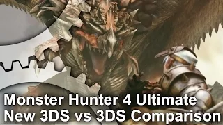 Monster Hunter 4 Ultimate New 3DS/3DS Frame-Rate Test + Analysis