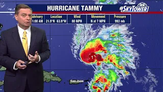 Hurricane Tammy may strike Bermuda as tropical storm