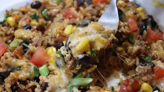 Mexican Beef & Rice Casserole | Easy Ground Beef Recipe | MOLCS Easy Recipes