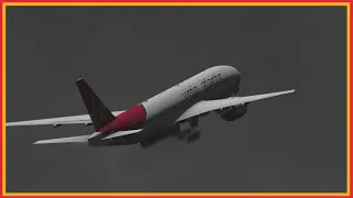 Unbelievable BOEING 777 CROSSWIND LANDING and TAKEOFFS | X-Plane 11