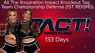 All The IInspiration Impact Knockout Tag Team Championship Defense (1ST REIGNS)