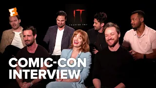 The Cast of IT Chapter Two Bonded Over Karaoke | Comic-Con Interview | Fandango
